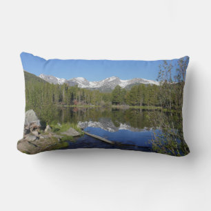 Coussin Rectangle Le lac Sprague II du parc national Rocky Mountain