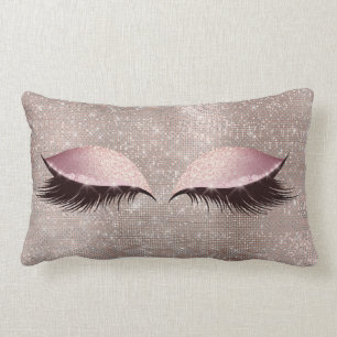 Coussin Rectangle Le maquillage fascinant de noir de parties