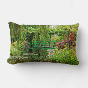 Coussin Rectangle le pont de Monet sur l'étang aux nénuphars, jardin
