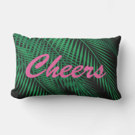 Coussin Rectangle Le réversible encourage les palmettes tropicales