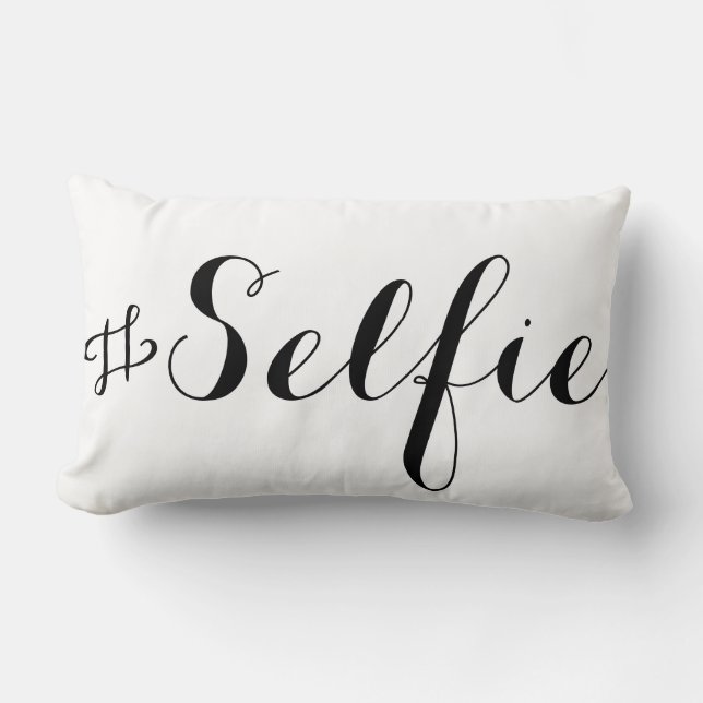 Coussin Rectangle Le Selfie (Recto)