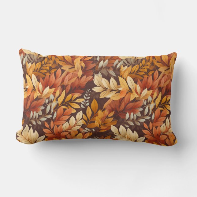 Coussin Rectangle Leaves d'automne Jeu d'oreiller (Recto)