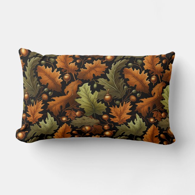 Coussin Rectangle Leaves d'automne Jeu d'oreiller (Recto)