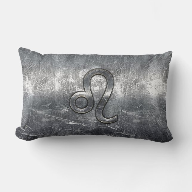 Coussin Rectangle Leo Zodiac Connexion Grunge Décor Distressed (Recto)