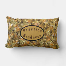 Coussin Rectangle Les abeilles de miel dans le Lumbar de la ruche