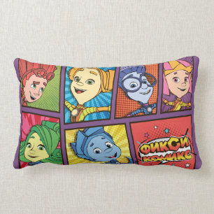 Coussin Rectangle Les bandes dessinées de Fixies   Fixie - les