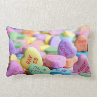 Coussin Rectangle Les bonbons de coeur de la Saint Valentin