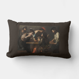 Coussin Rectangle Les Cheats, Les Soldats Mercenaires Jouant Des Car