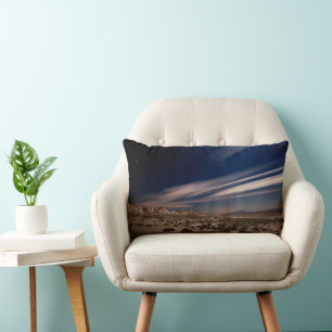 Coussin Rectangle Les déserts   Navarre Bardenas désert la nuit