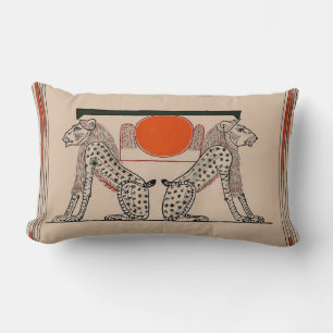Coussin Rectangle Les Dieux Égyptiens Jettent De L'Oreiller