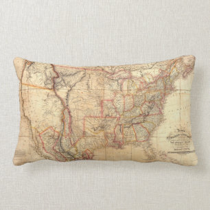 Coussin Rectangle Les Etats-Unis d'Amérique 12