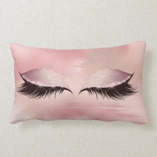 Coussin Rectangle Les parties scintillantes de mèches d'oeil le