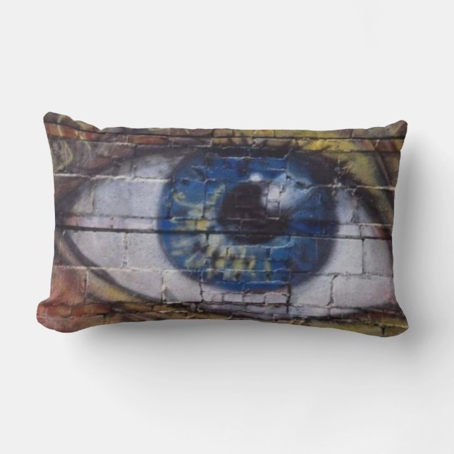 Coussin Rectangle Les regards d'oeil - (Recto)