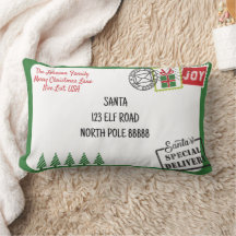 Lettre de Père Noël de Noël vert