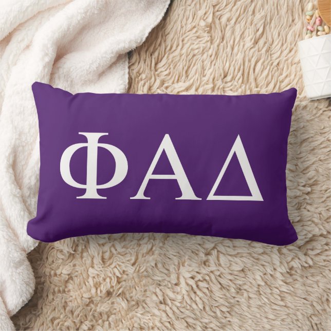 Coussin Rectangle Lettres grecques Phi Alpha Delta (Couverture)