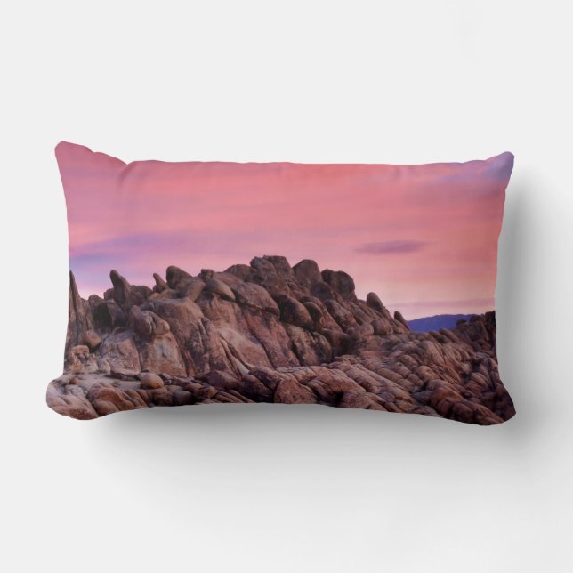 Coussin Rectangle Lever de soleil aux collines de l'Alabama (Recto)