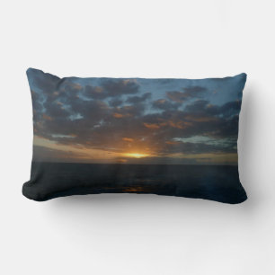 Coussin Rectangle Lever du soleil à Sea II Ocean Seascape