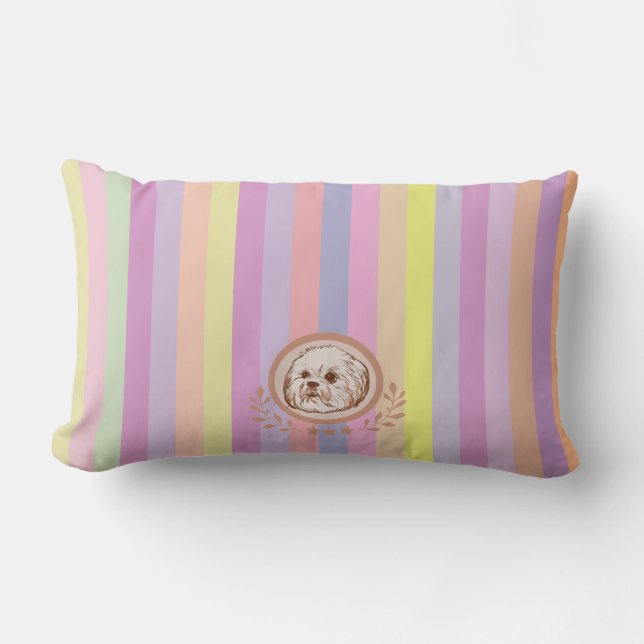 Coussin Rectangle Lhasa Apso (Recto)