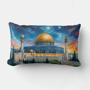 Coussin Rectangle Lieux Iconiques - Dôme du Rocher