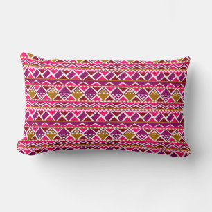 Coussin Rectangle ligne géométrique multimotif