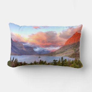 Coussin Rectangle L'île Wild Goose à Sunrise