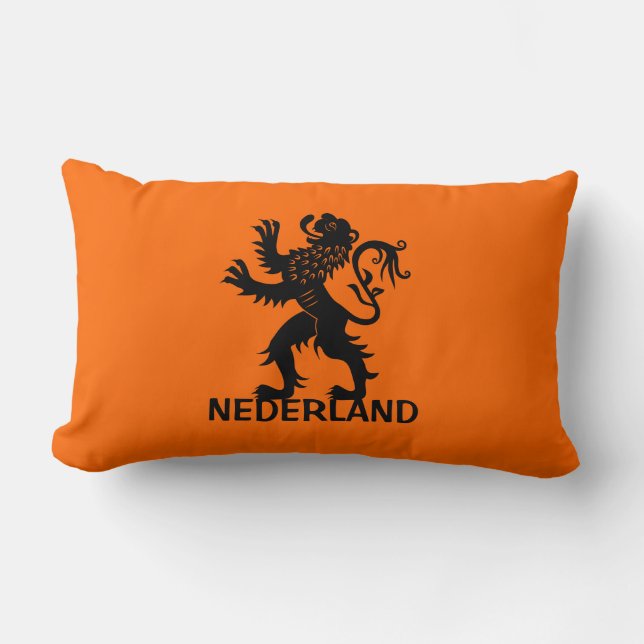 Coussin Rectangle Lion de la Hollande (Recto)