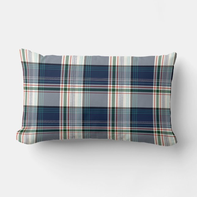 Coussin Rectangle Lit, Blanc, Plat à fils multiples (Recto)