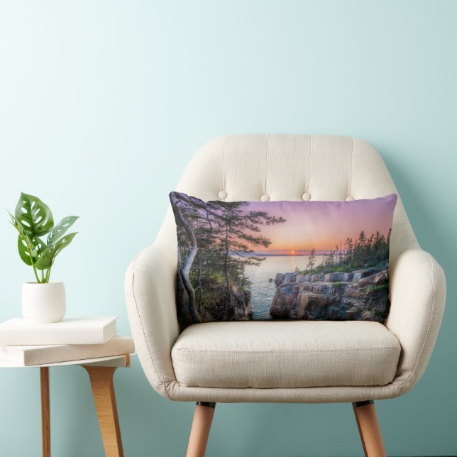 Coussin Rectangle Littoral | Parc national Ravens Nest Acadia Maine (Chaise)