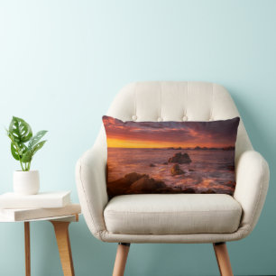 Coussin Rectangle Littoral   Sunset Pacific Grove Carmel California