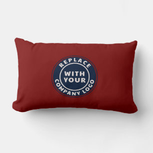 Coussin Rectangle Logo de société moderne Élégant Décor de showroom