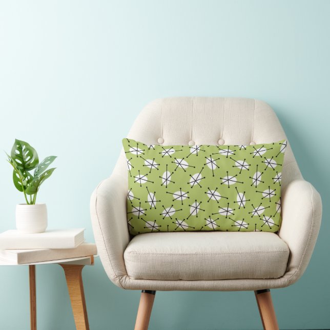 Coussin Rectangle Lombaire multivert éblouissant (Chaise)