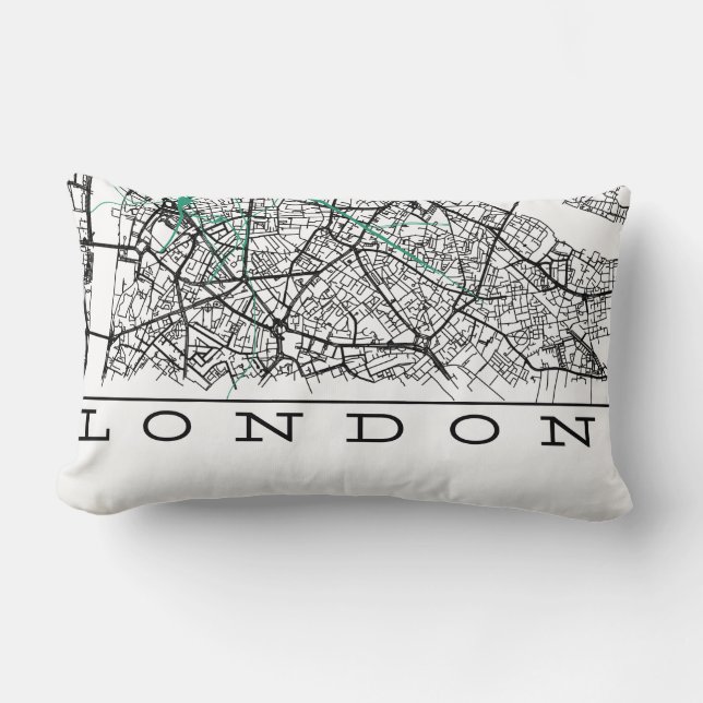 Coussin Rectangle London Pillow Design (Recto)