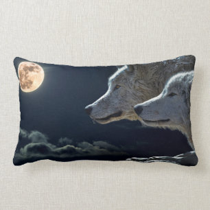 Coussin Rectangle Loups
