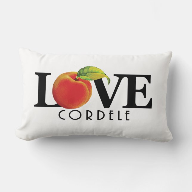 Coussin Rectangle : LOVE Cordele Georgia (Recto)