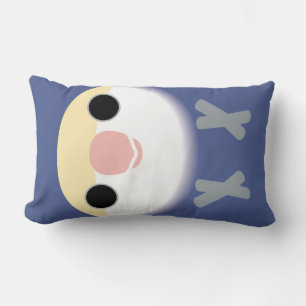 Coussin Rectangle Lovebird à visage brun (Violet à visage blanc)