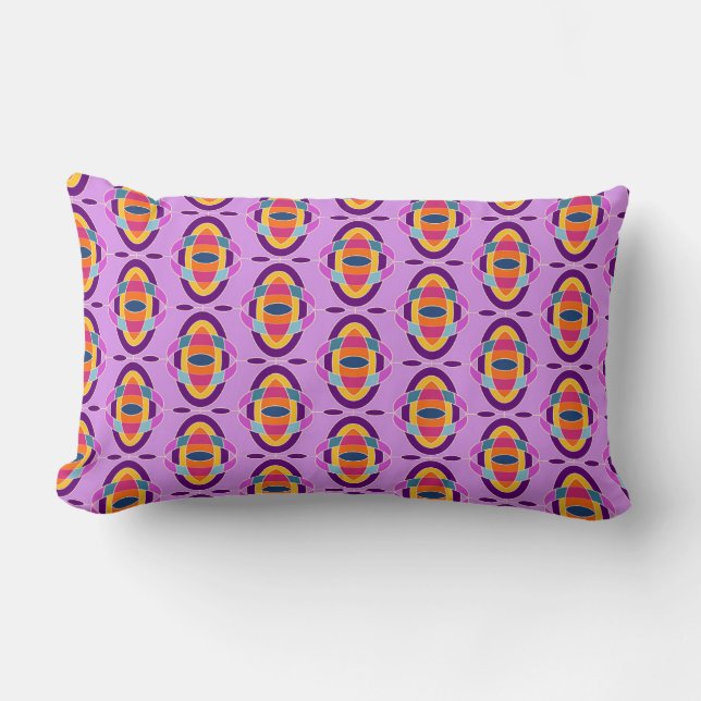 Coussin Rectangle Lumbar throw pillow design  (Recto)