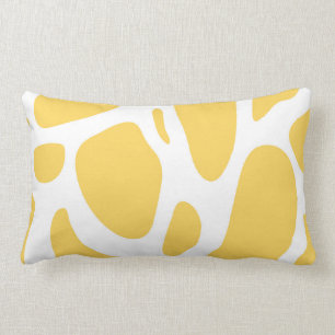 Coussin Rectangle Luminaire à ressort blanc et jaune