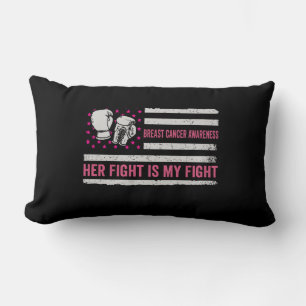 Coussin Rectangle lutte contre le cancer du sein