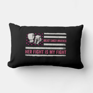 Coussin Rectangle lutte contre le cancer du sein
