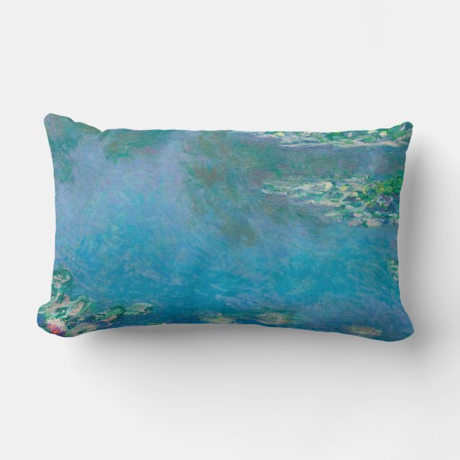 Coussin Rectangle Lys d'eau Claude Monet (Recto)