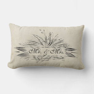 Coussin Rectangle M. & Mme Etabli, Antique Stained Inspiré