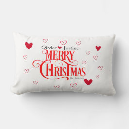 Coussin Rectangle Magic name merry christmas