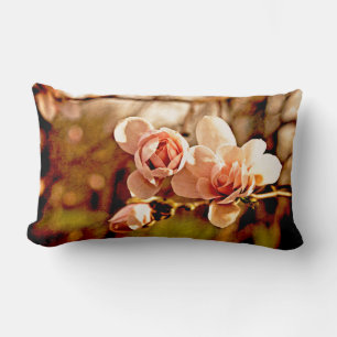 Coussin Rectangle Magnolia Mood en rose