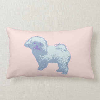 Coussin Rectangle Maime le chien pelucheux