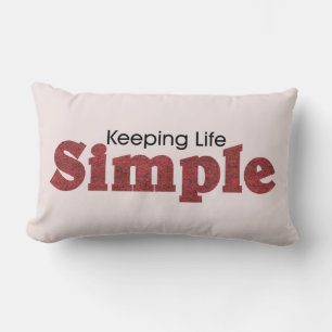 Coussin Rectangle Maintien de la vie simple Lumbar Jeu d'oreiller