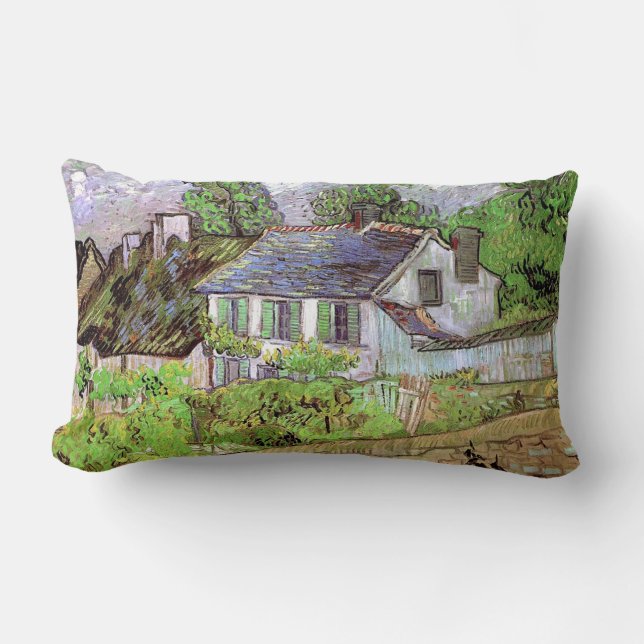 Coussin Rectangle Maison à Auvers, Vincent van Gogh (Recto)