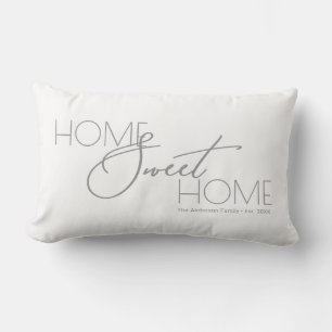 Coussin Rectangle Maison moderne Sweet Home Ménage domestique