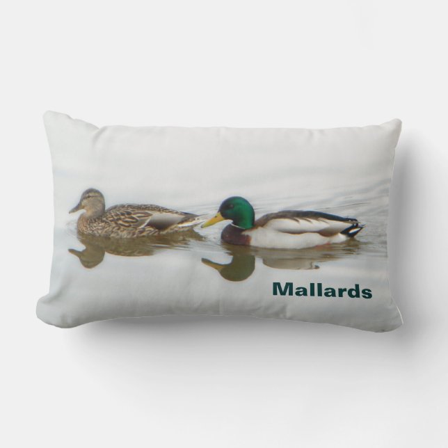 Coussin Rectangle Mallards (Recto)