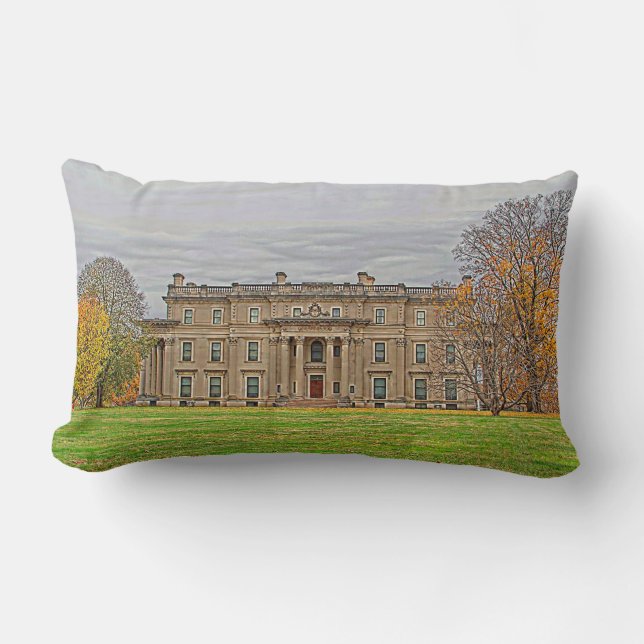 Coussin Rectangle Manoir Vanderbuilding (Recto)