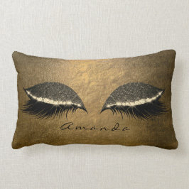 Coussin Rectangle Maquillage de Parties scintillant Tropical Jaune F